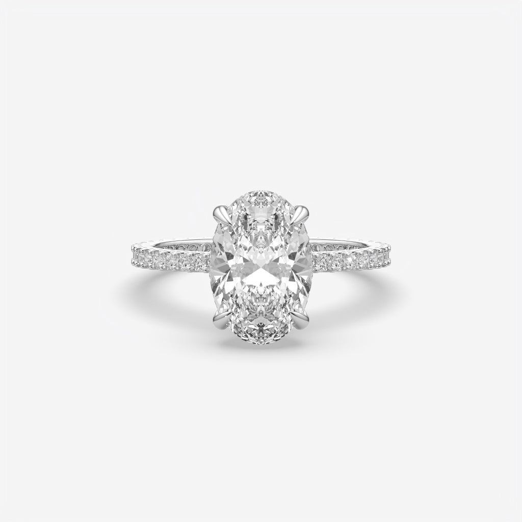 Oval Cut Engagement Ring For Women