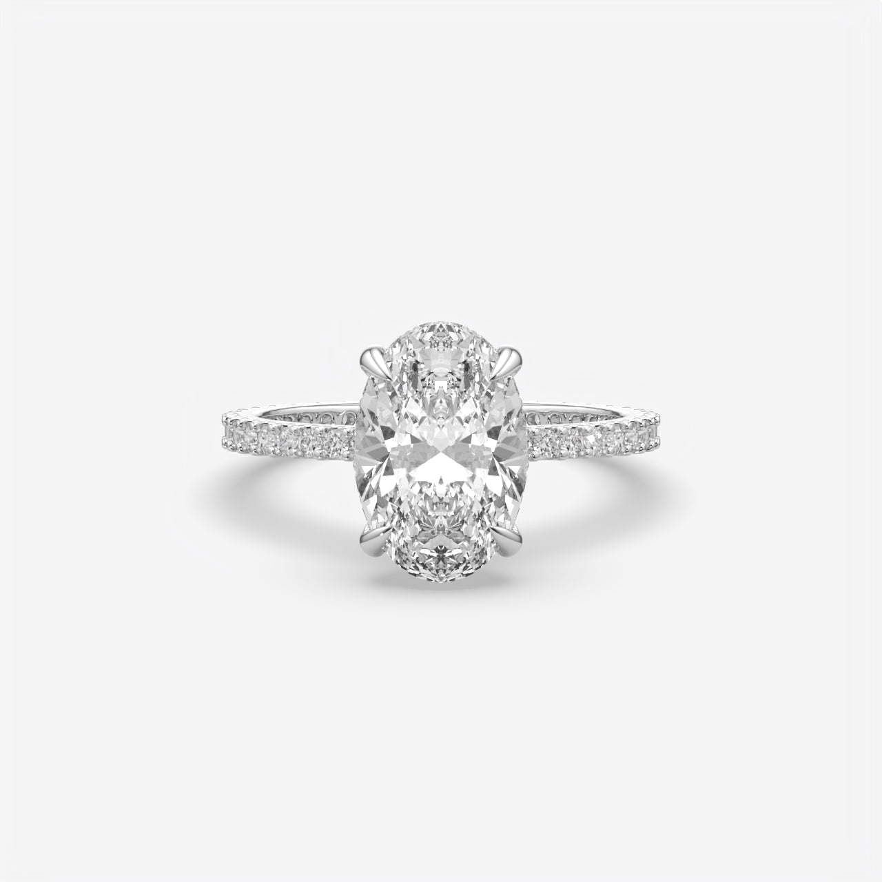 Oval Cut Engagement Ring For Women