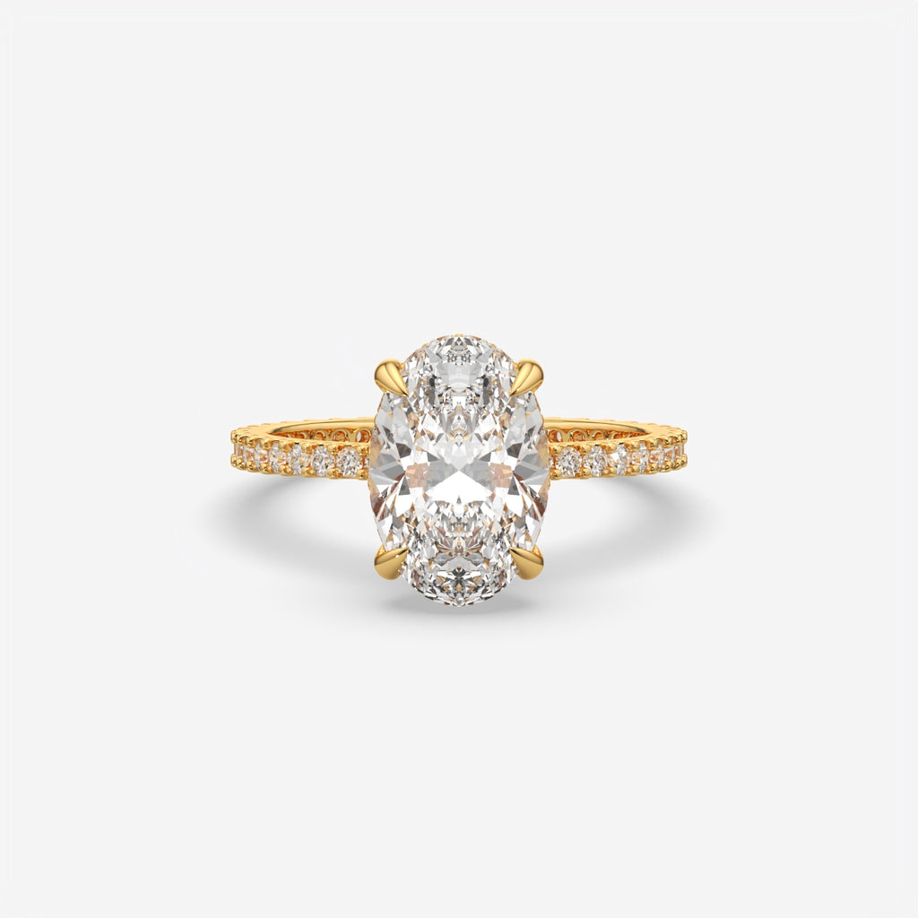 Oval Cut Engagement Ring For Women