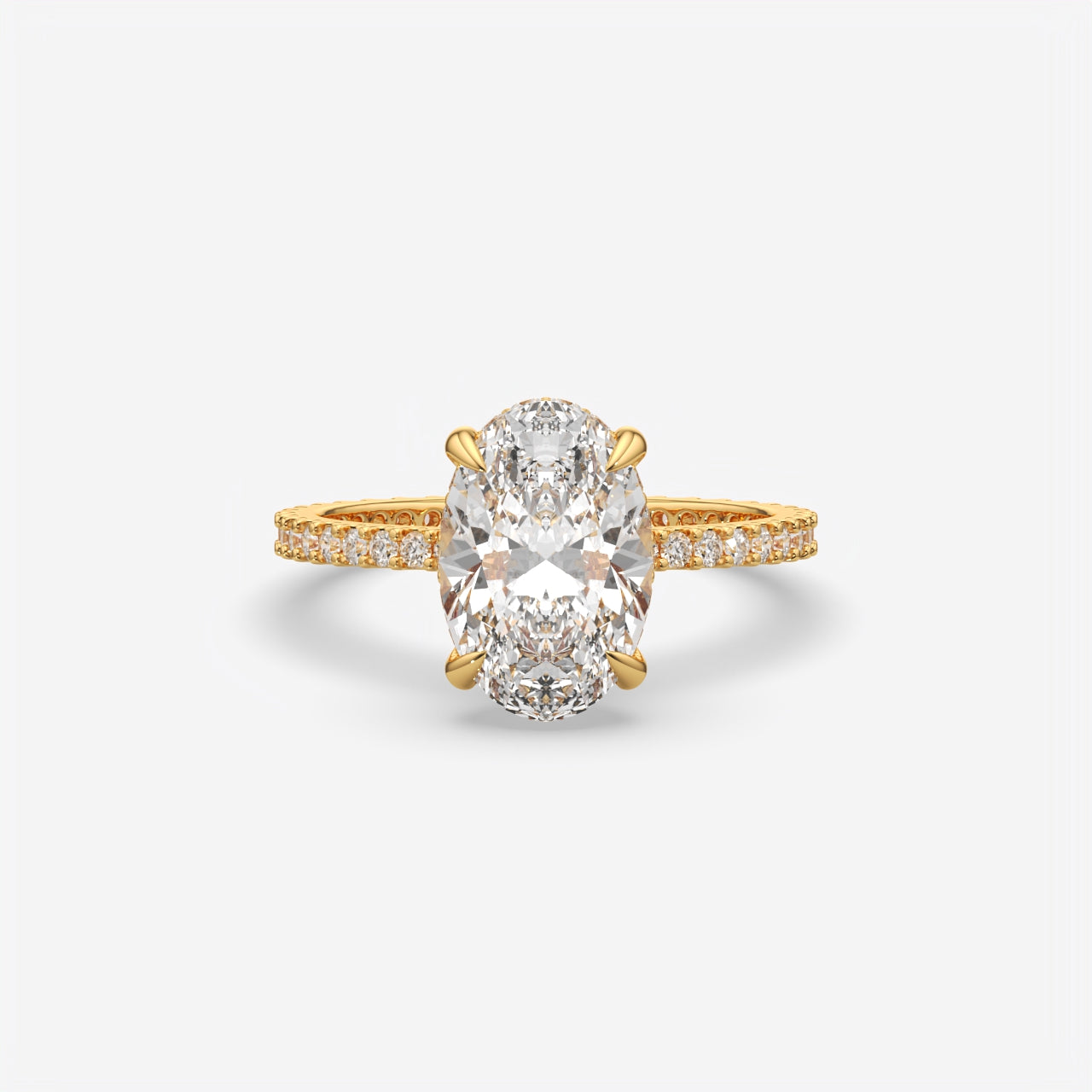 Oval Cut Engagement Ring For Women