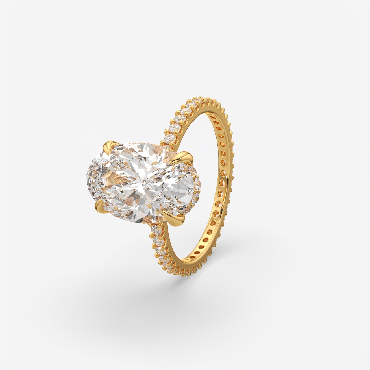 Oval Cut Engagement Ring For Women