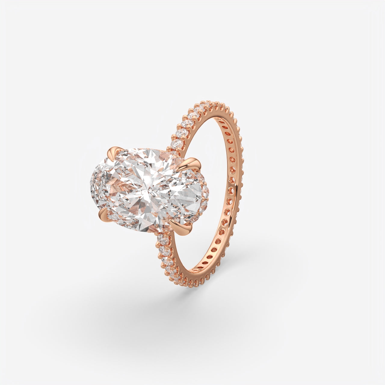 Oval Cut Engagement Ring For Women