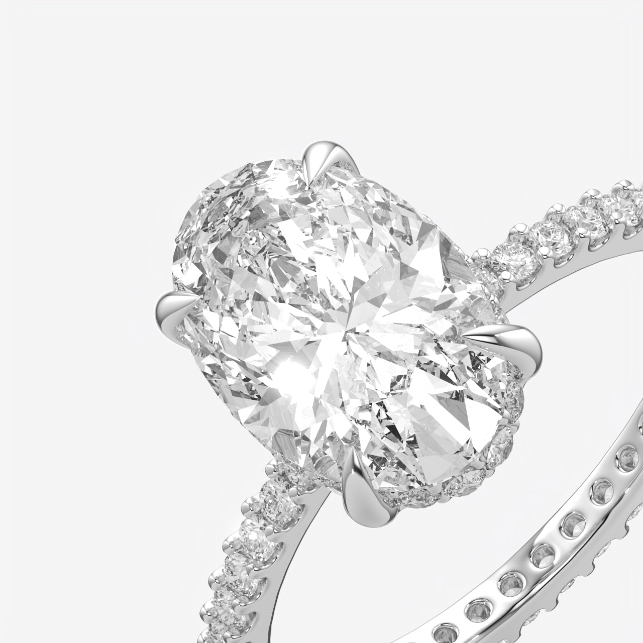 Oval Cut Engagement Ring For Women
