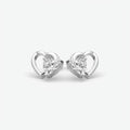 Heart Earrings for Women – Elegant Heart Stud Earrings