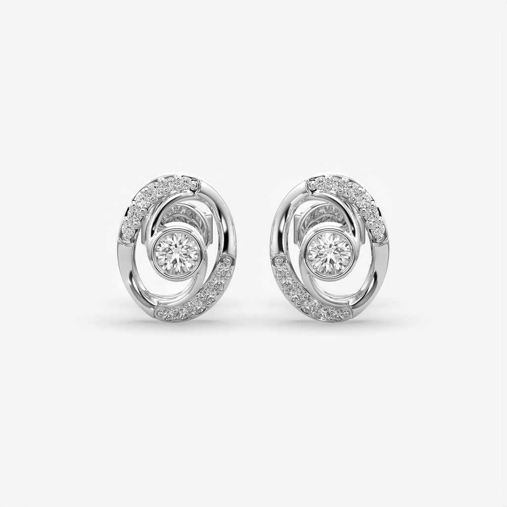 Luxury Oval Moissanite  Earrings for Women