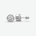 Men's Round Diamond Solitaire Stud
