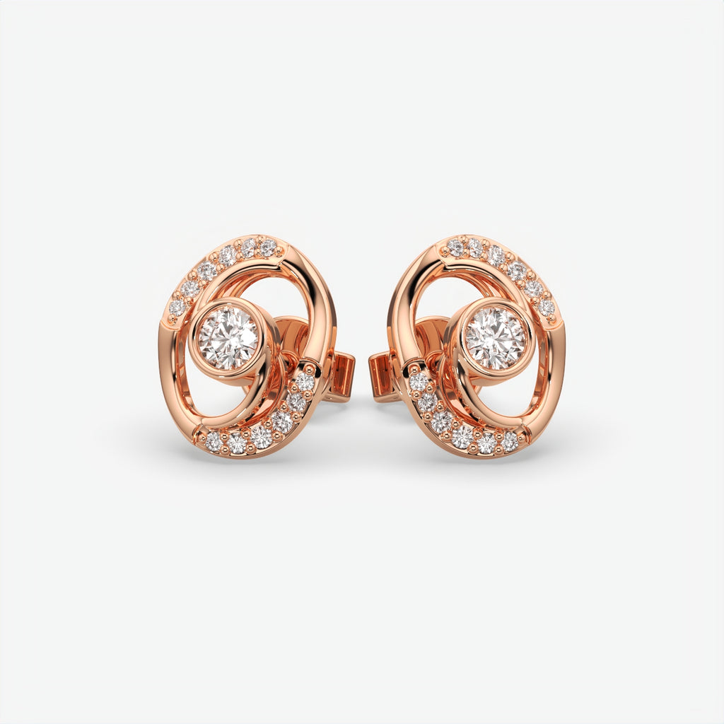 Luxury Oval Moissanite  Earrings for Women
