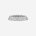 Luxury Men Honeycomb Silver Diamond Bracelet