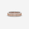 Men's Round & Princess Cut Diamond Wedding Ring