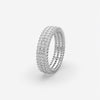 Men's Round & Princess Cut Diamond Wedding Ring