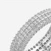 Men's Round & Princess Cut Diamond Wedding Ring