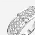 Multi-Row Diamond Wedding Band Ring