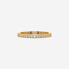 Minimal Diamond Band Ring for Women