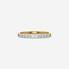 Curved Lab Grown Diamond Wedding Band