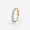 Curved Lab Grown Diamond Wedding Band