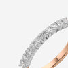 Curved Lab Grown Diamond Wedding Band