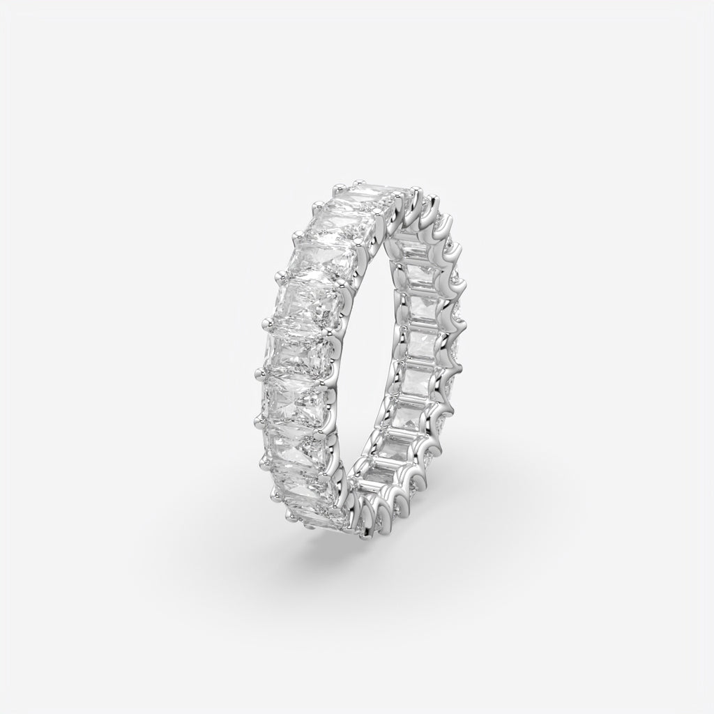 Princess Cut Eternity Band Ring
