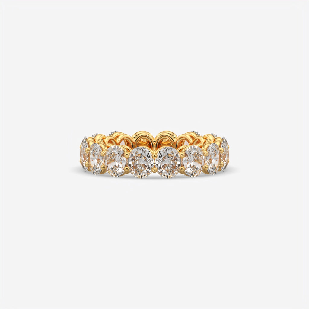 Luxury Oval Eternity Engagement Ring For Women