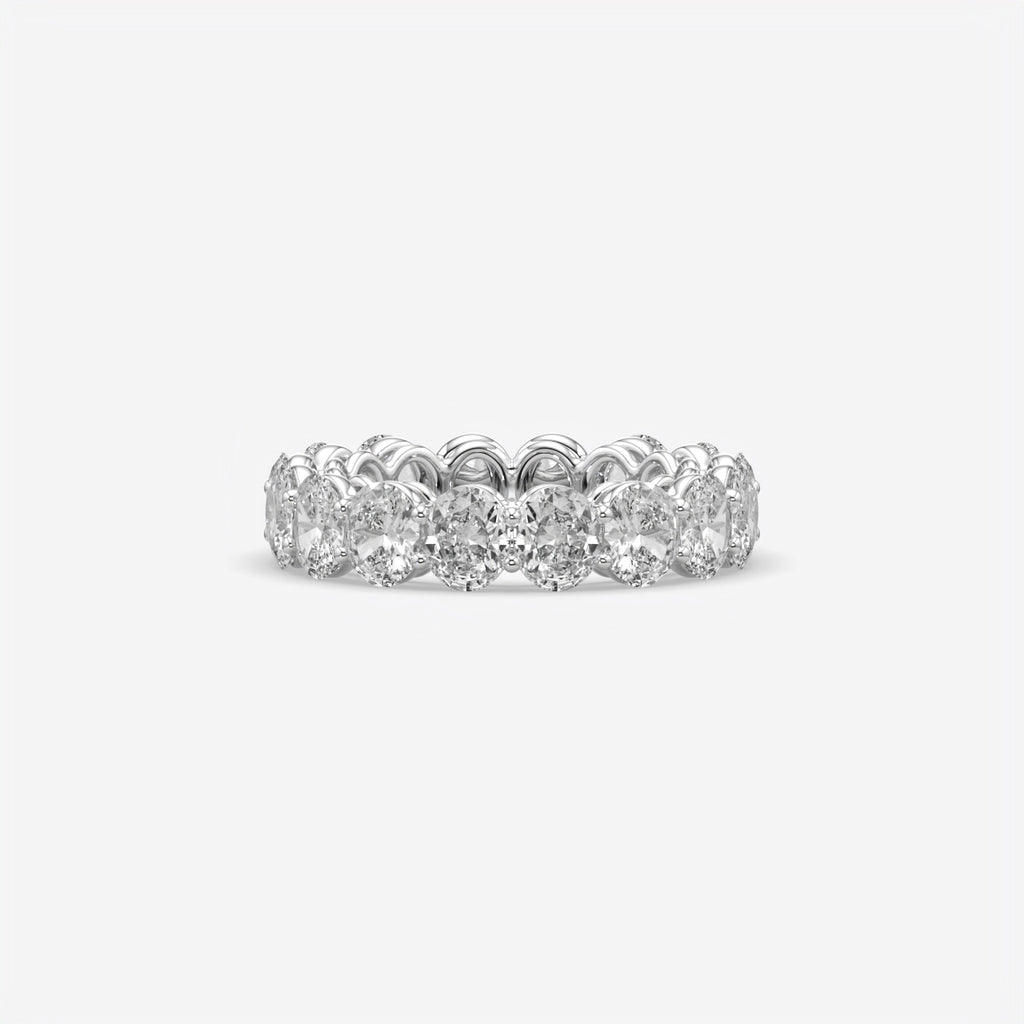 Luxury Oval Eternity Engagement Ring For Women