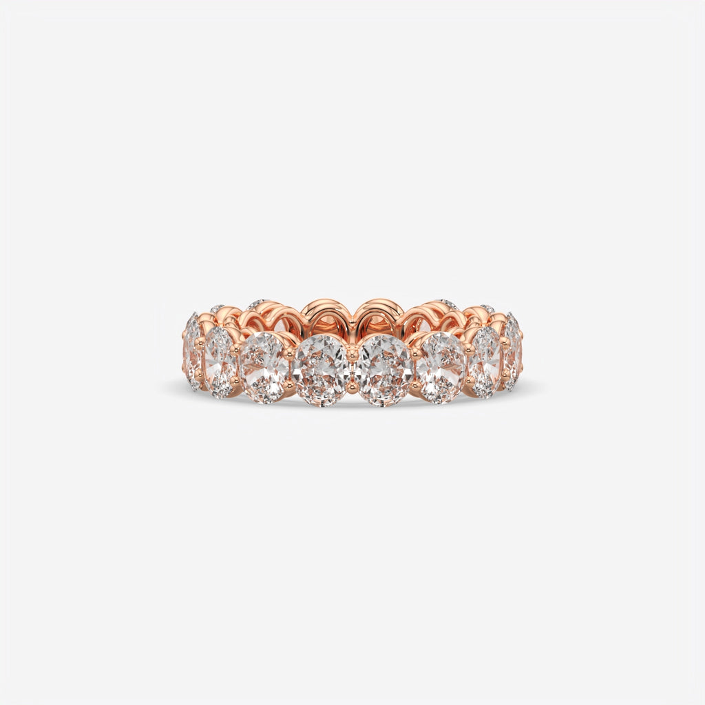 Luxury Oval Eternity Engagement Ring For Women