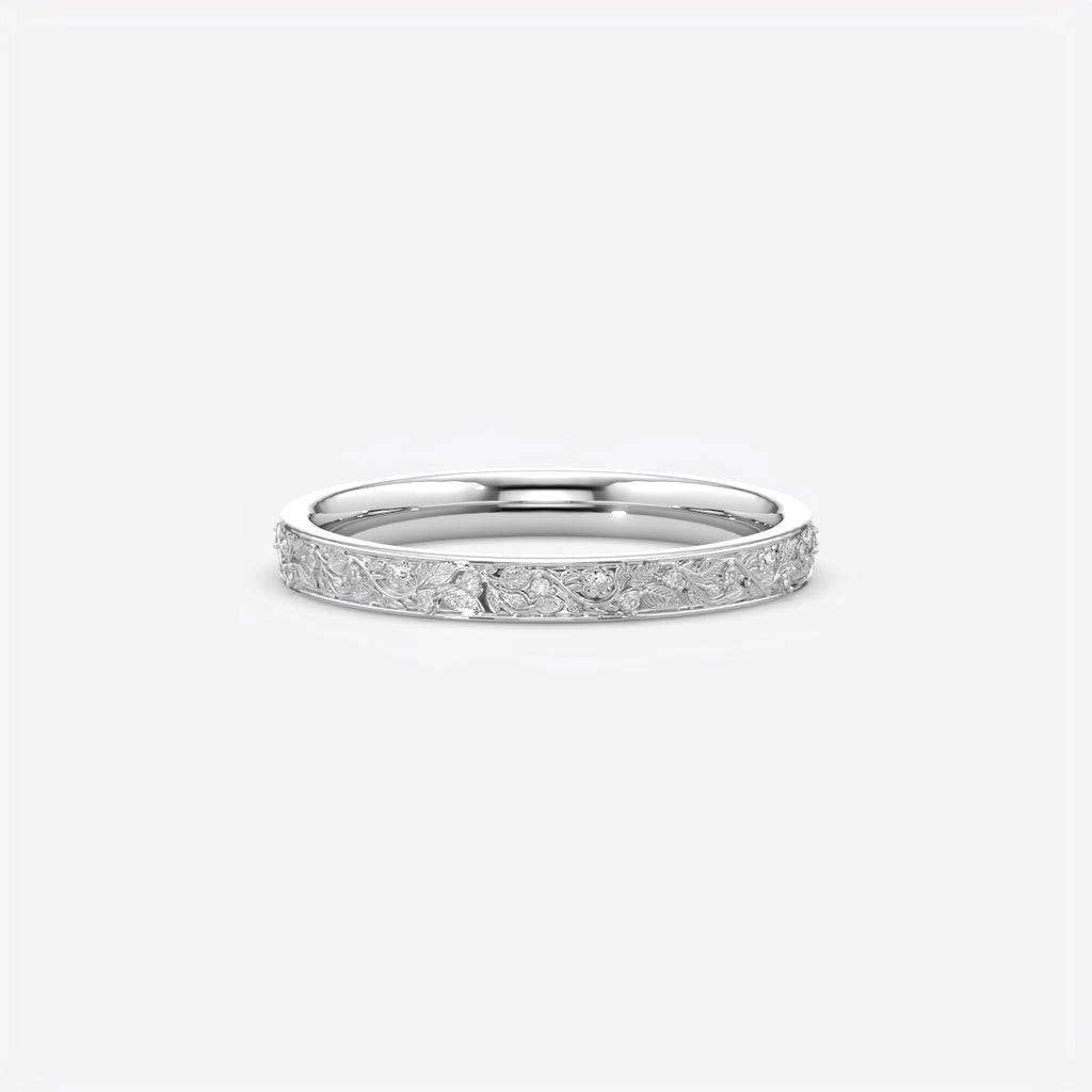 Vintage Diamond Wedding Band Ring