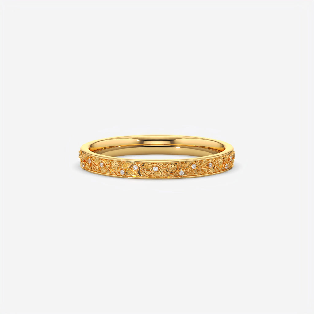 Vintage Diamond Wedding Band Ring