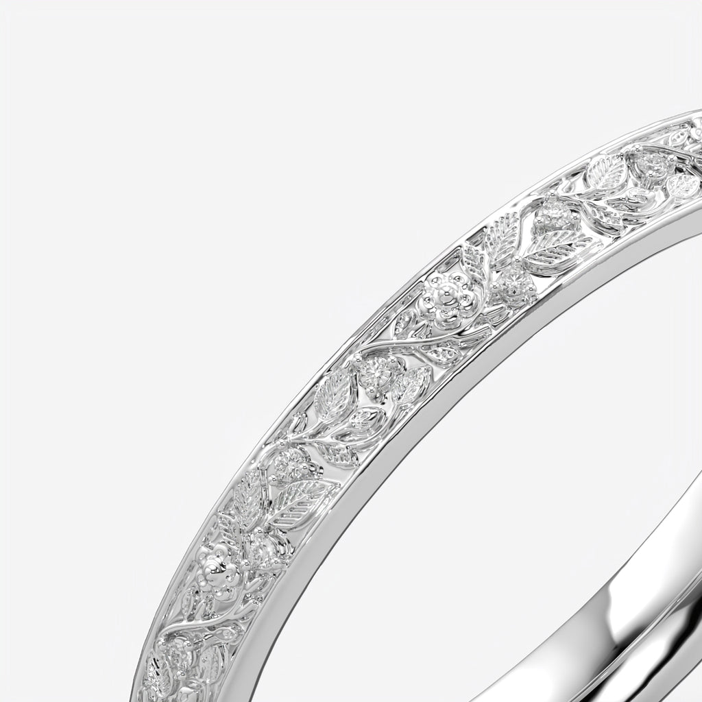 Vintage Diamond Wedding Band Ring