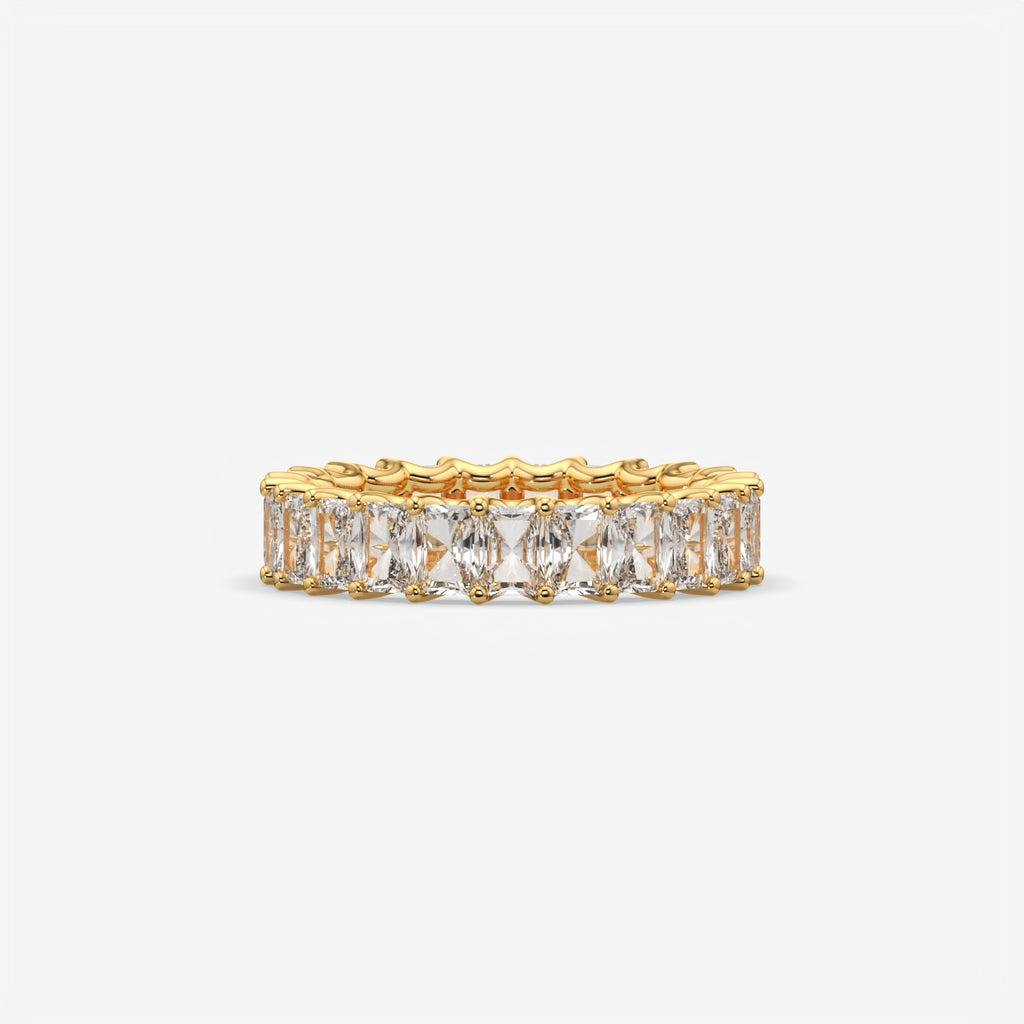Princess Cut Eternity Band Ring