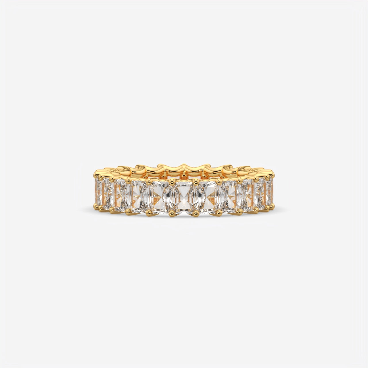 Princess Cut Eternity Band Ring
