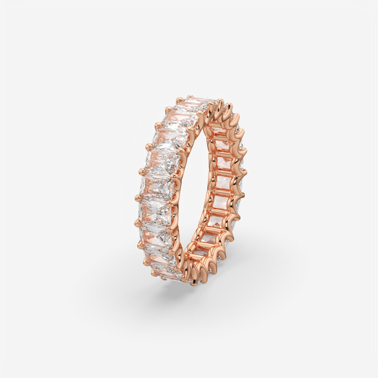 Princess Cut Eternity Band Ring