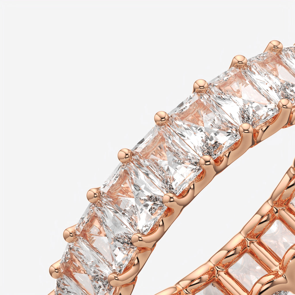 Princess Cut Eternity Band Ring