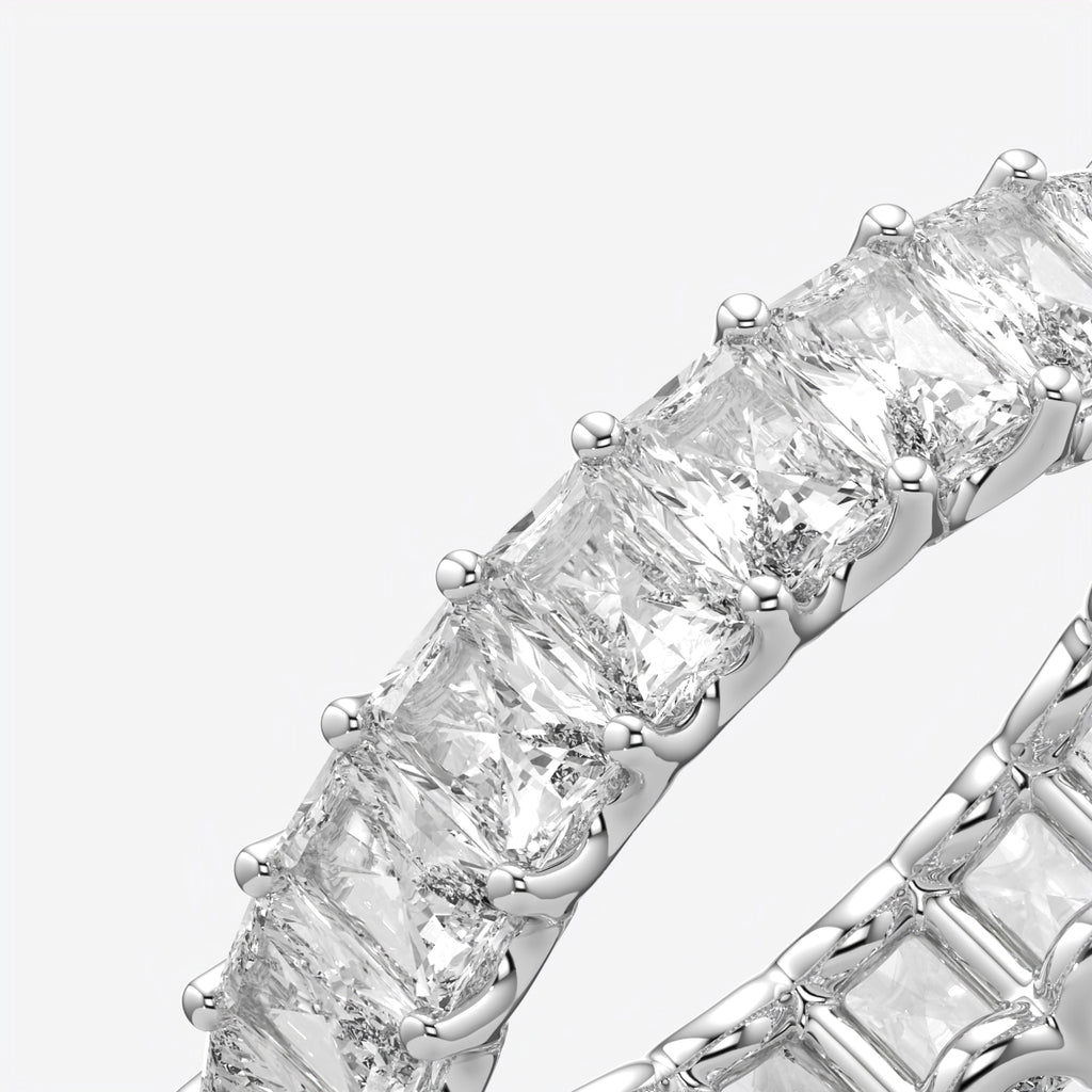 Princess Cut Eternity Band Ring