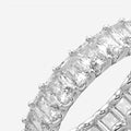 Princess Cut Eternity Band Ring