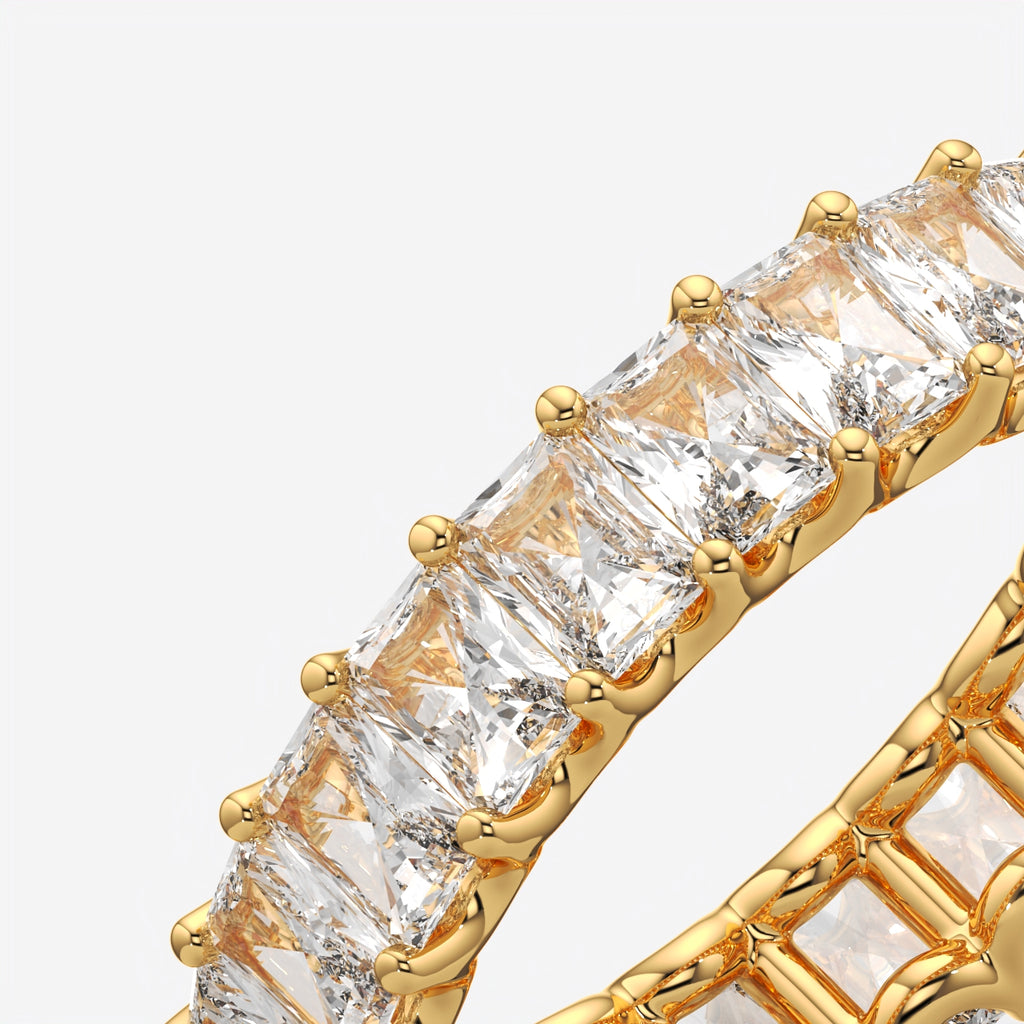 Princess Cut Eternity Band Ring