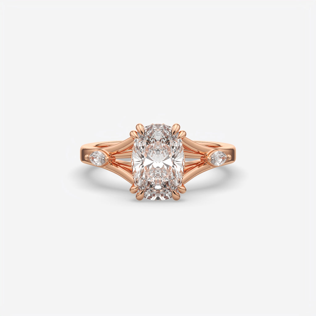 Aurelia Cushion Cut Diamond Engagement Ring for Women