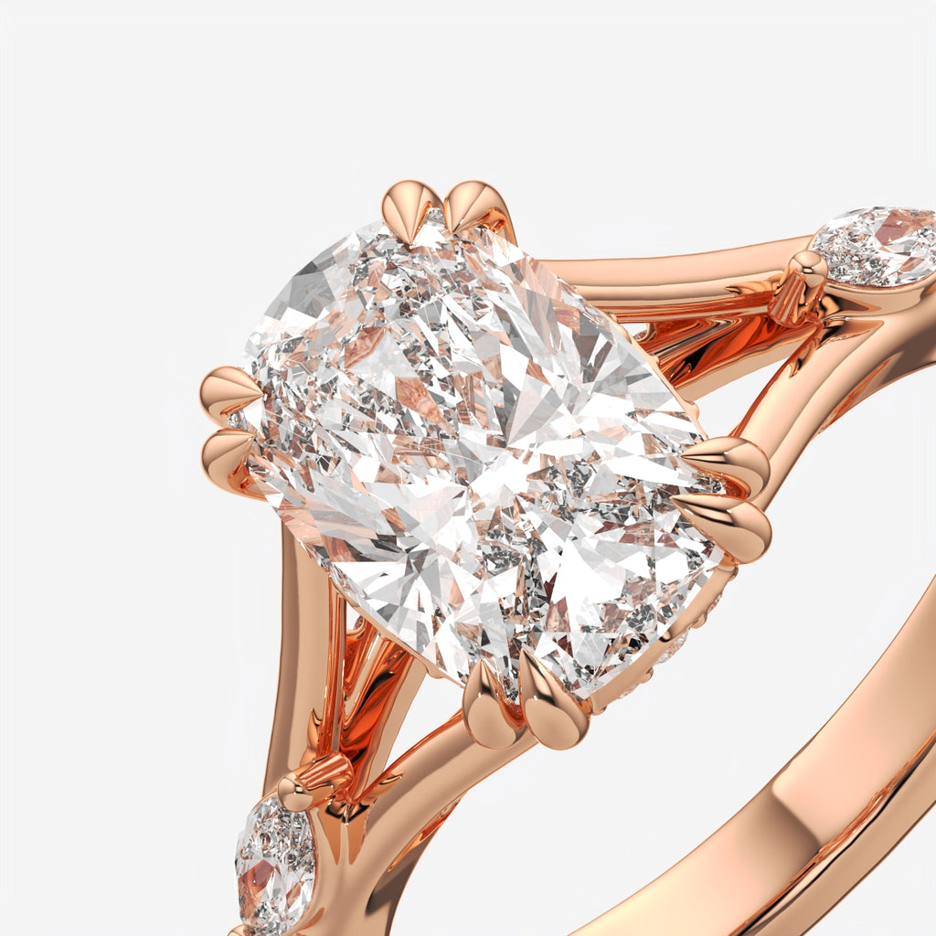 Aurelia Cushion Cut Diamond Engagement Ring for Women