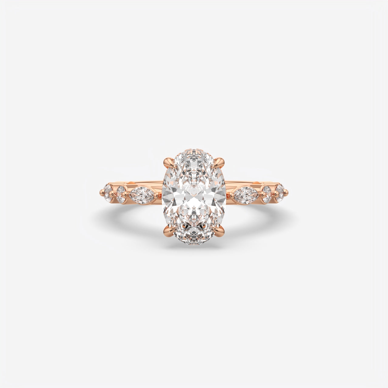Oval Cut Diamond Engagement Ring for Women