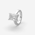 Radiant Cut Solitaire Engagement Ring for Women