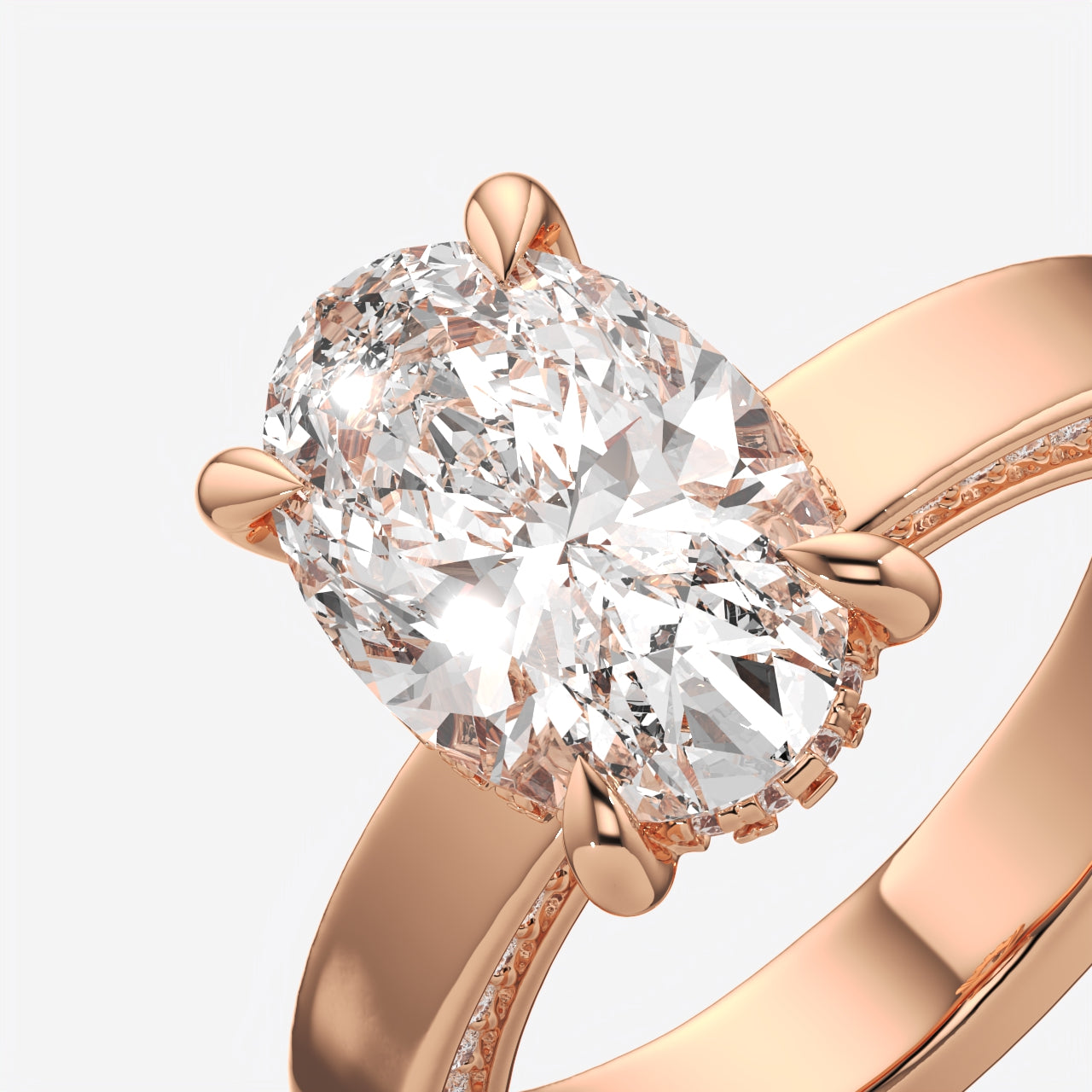 Oval Cut Solitaire Engagement Ring
