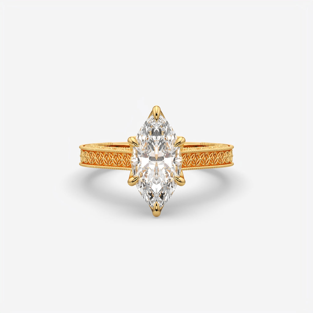Elysian Marquise Cut Diamond Engagement Ring for Women