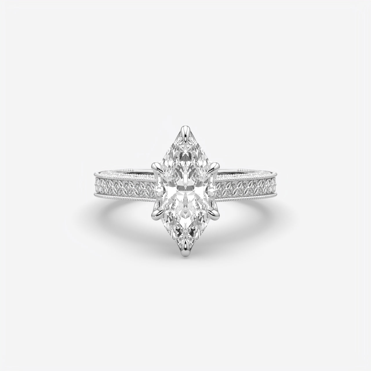 Elysian Marquise Cut Diamond Engagement Ring for Women