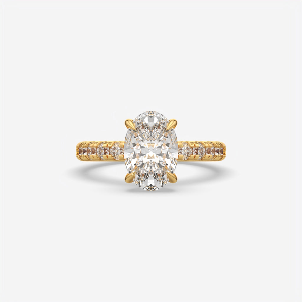 VS10 Women’s 925 Sterling Silver LeBron Diamond Style Ring