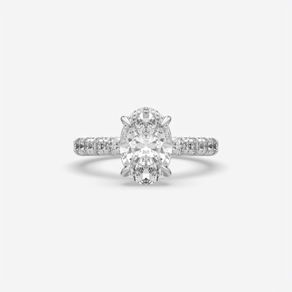 VS10 Women’s 925 Sterling Silver LeBron Diamond Style Ring