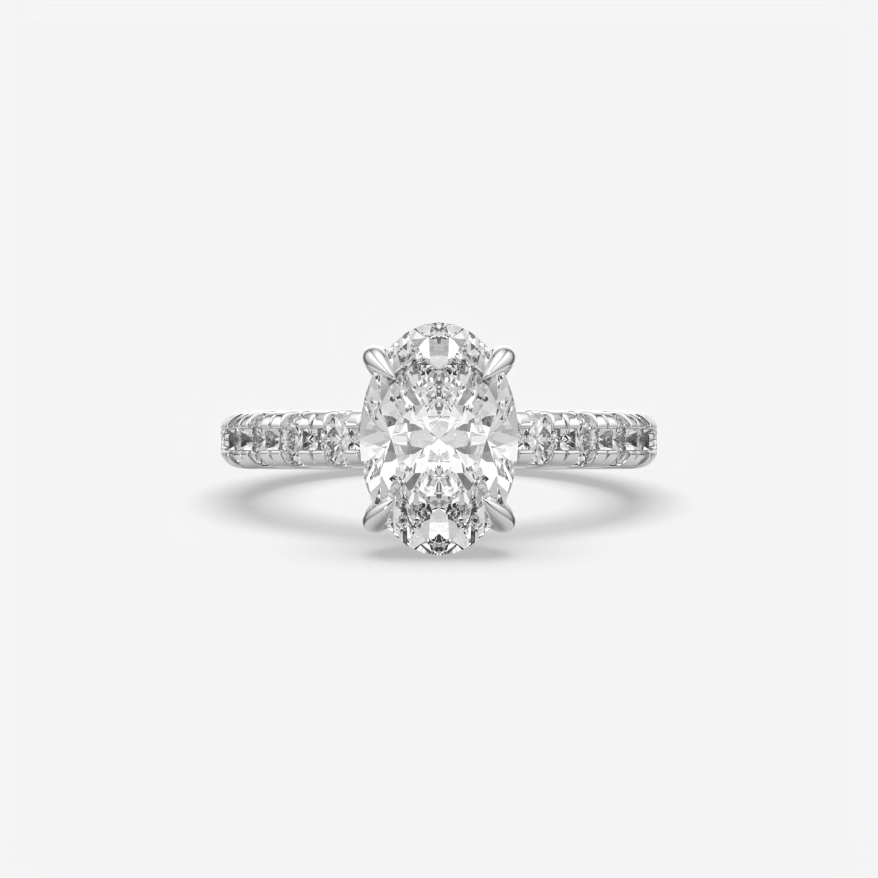 VS10 Women’s 925 Sterling Silver LeBron Diamond Style Ring