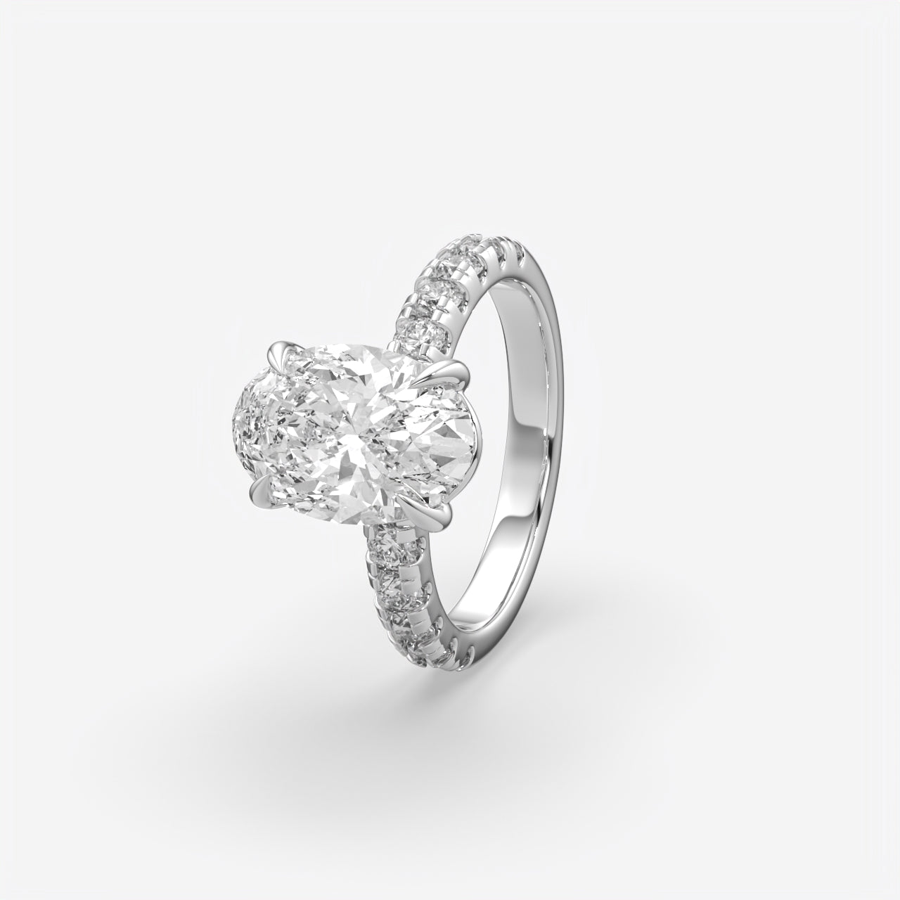 VS10 Women’s 925 Sterling Silver LeBron Diamond Style Ring