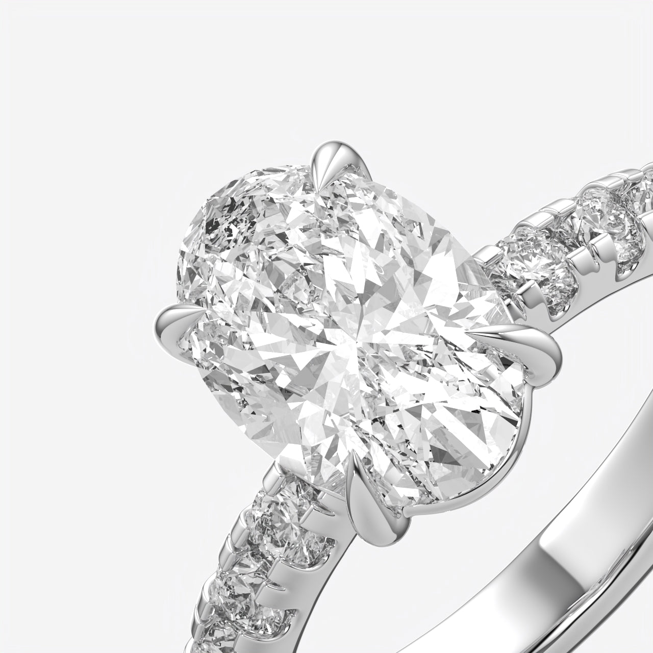 VS10 Women’s 925 Sterling Silver LeBron Diamond Style Ring