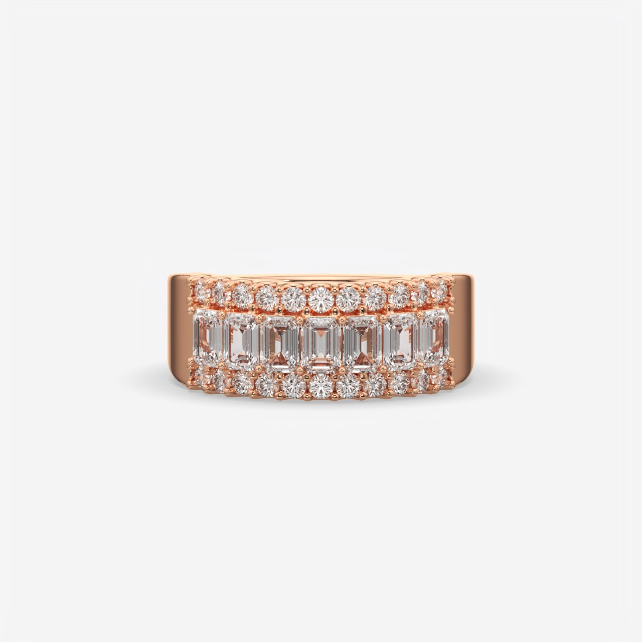 Baguette Diamond Band Ring