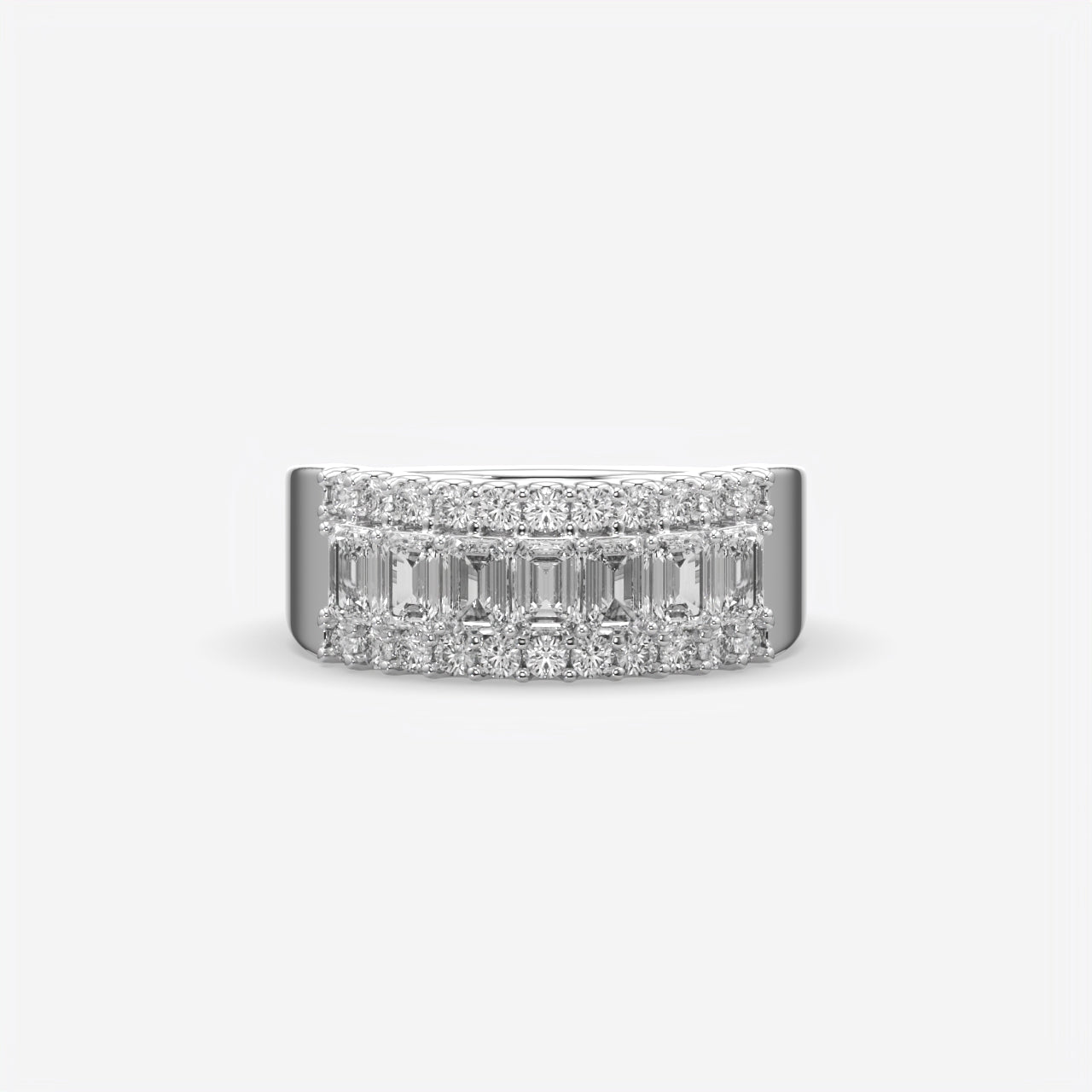 Baguette Diamond Band Ring