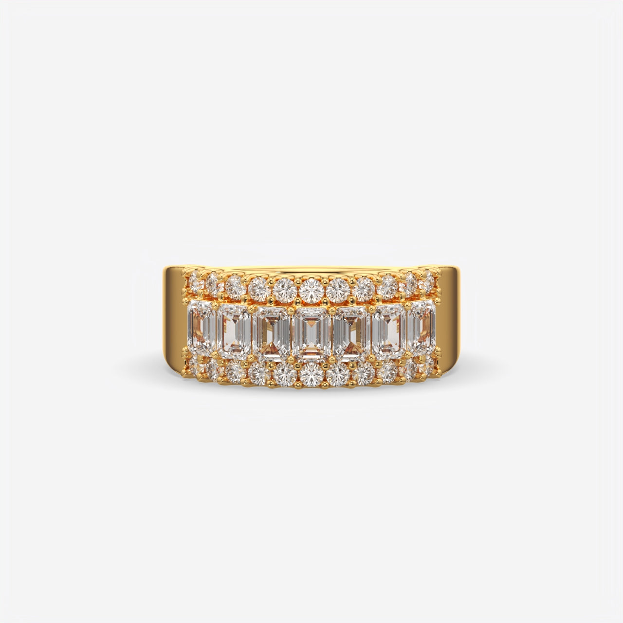 Baguette Diamond Band Ring