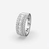 YA1 Men’s 925 Sterling Silver LeBron Diamond Style Ring